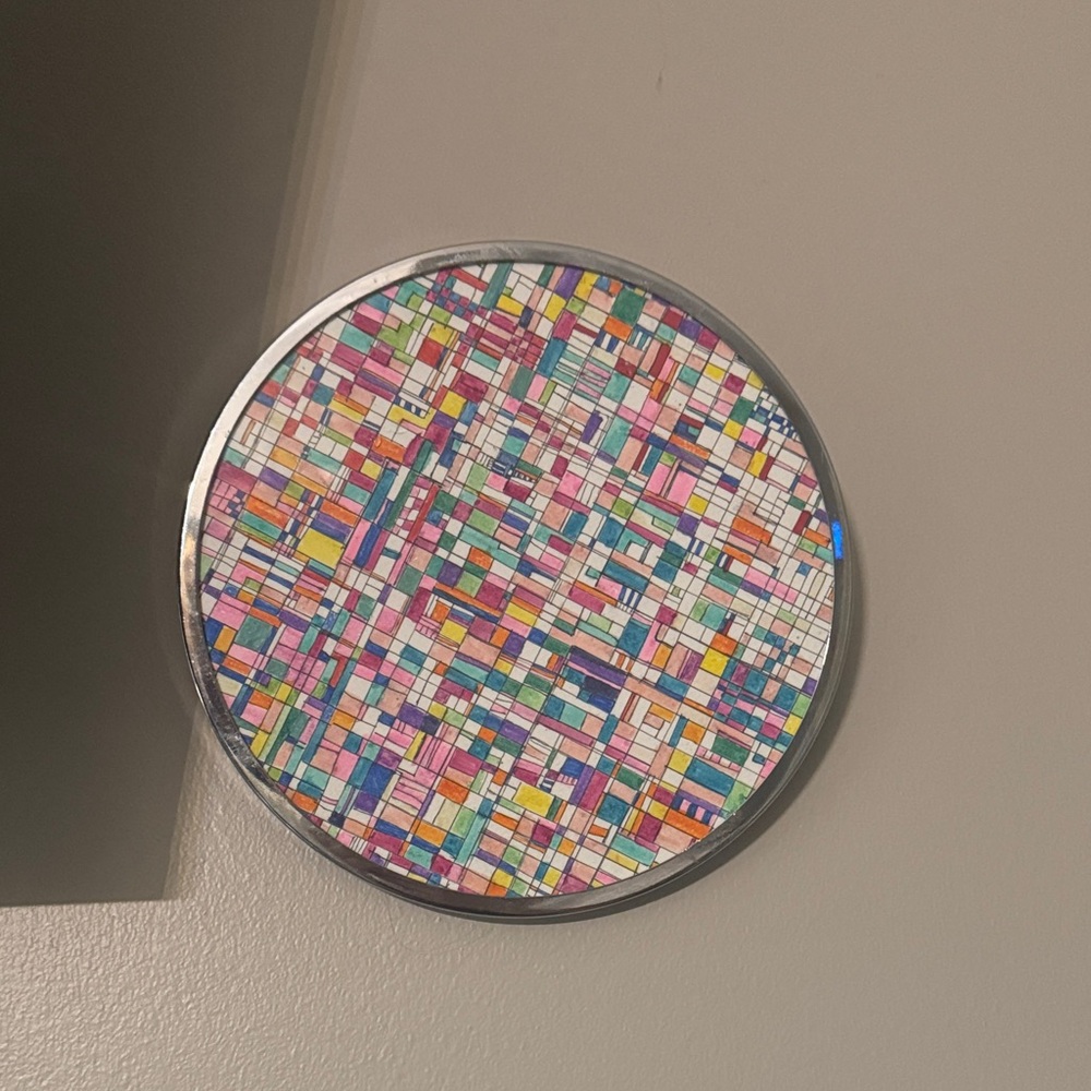 Colorful Geometric Wall Art circle